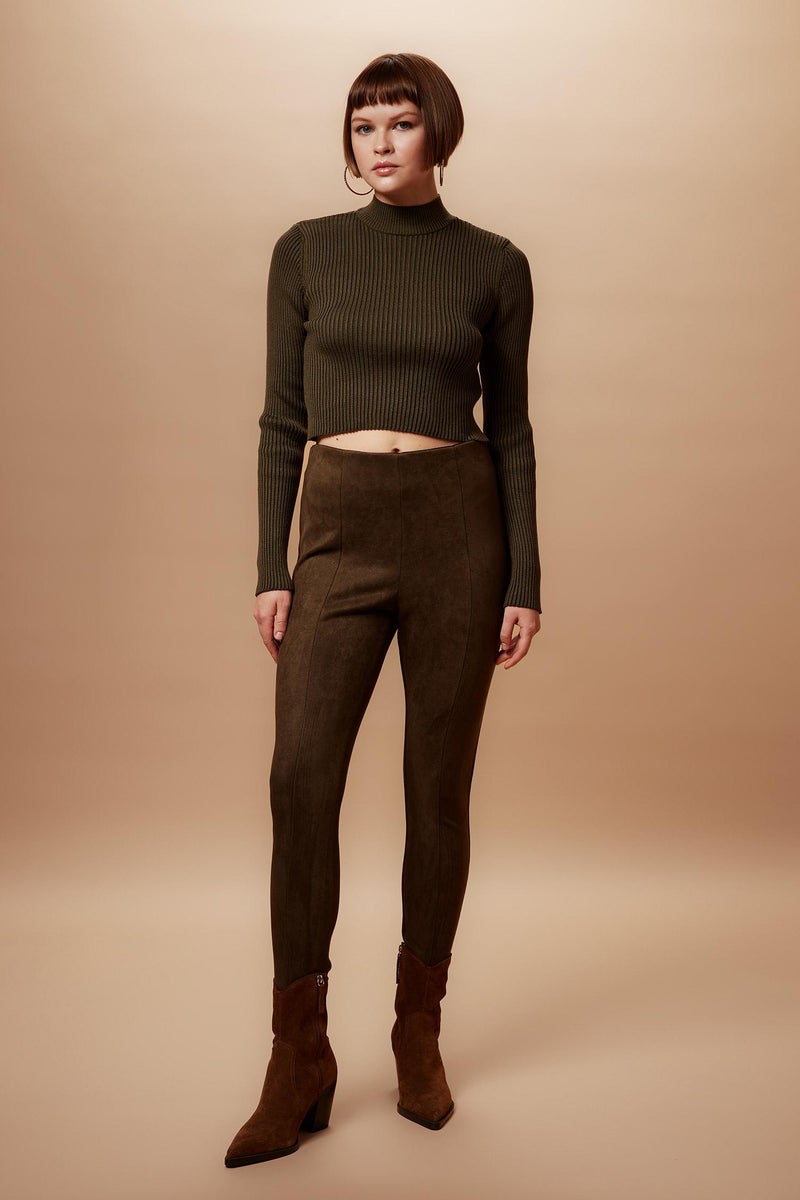 DeFacto Green Woman Normal Waist Leggings Casual - Image 3